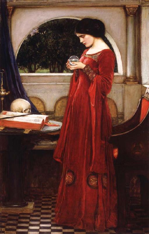 John William Waterhouse The Crystal Ball oil painting image